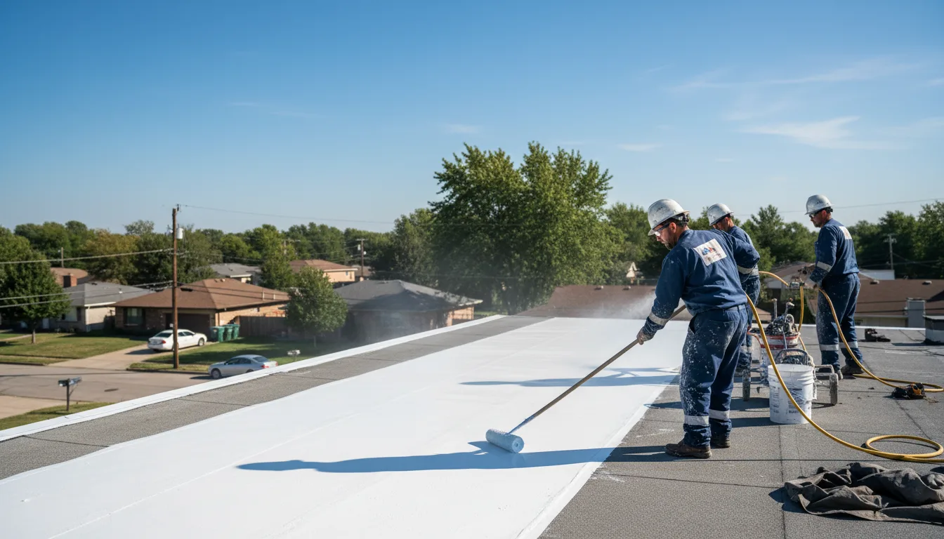 Commercial roof coating in Winfield, MO near me